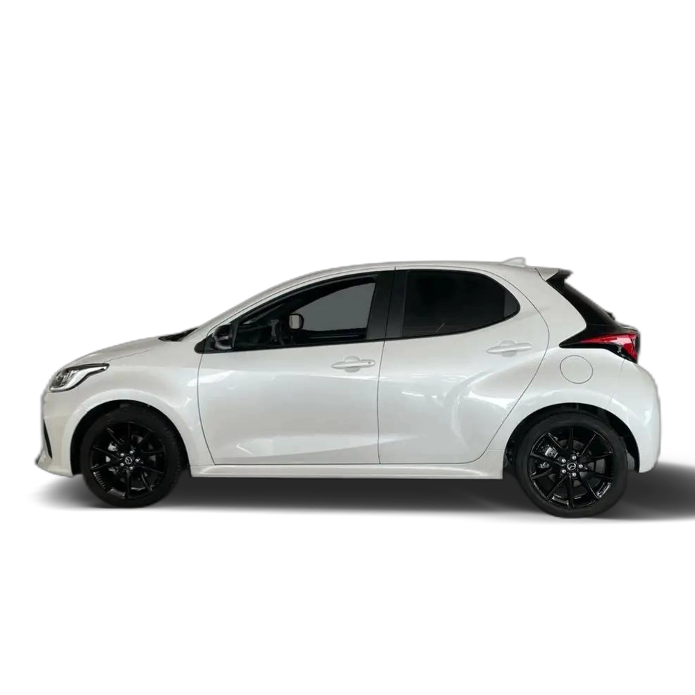 Renting Mazda 2 1.5 HEV 85KW CVT HOMURA 116 5P Blanco