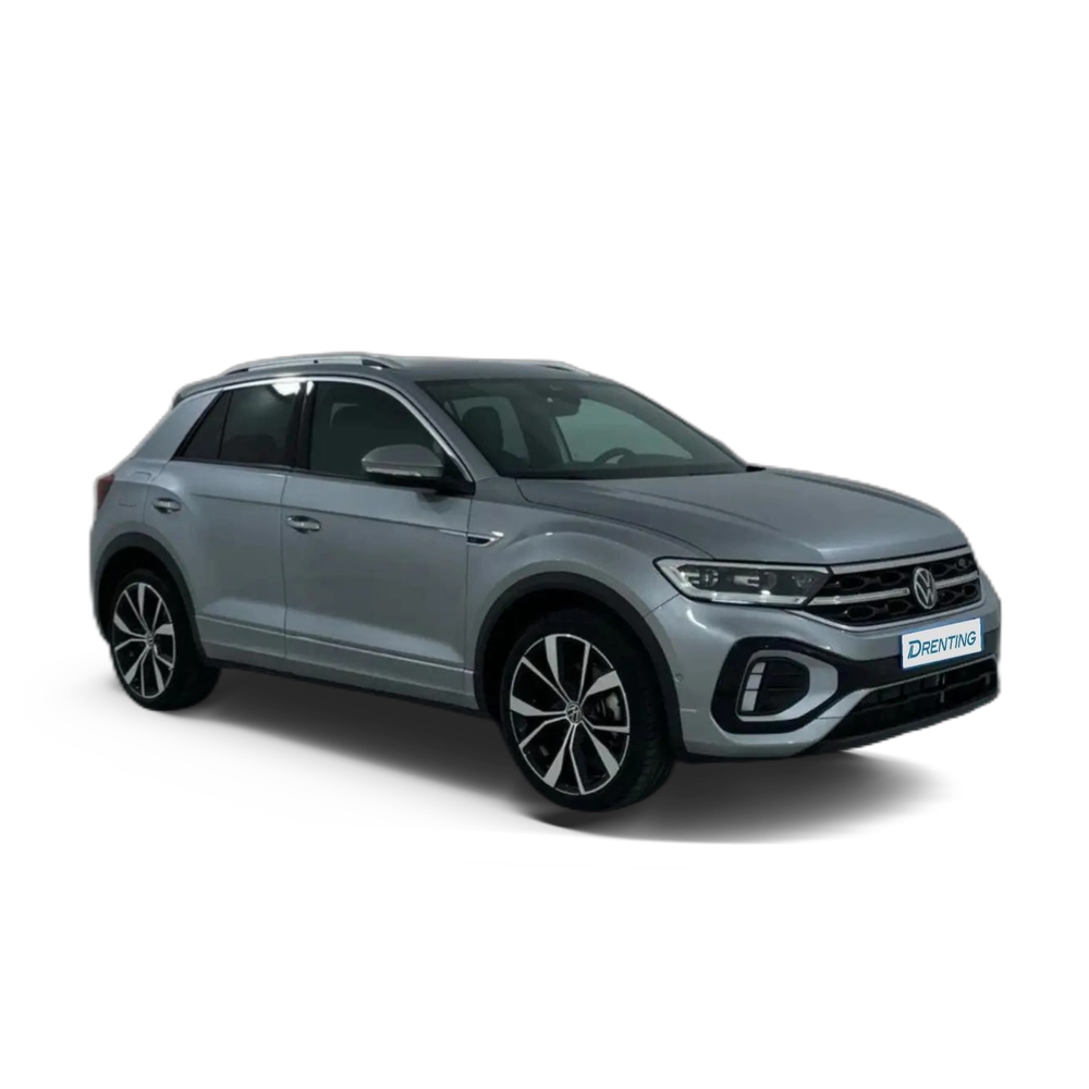 Renting Volkswagen T-Roc 1.5 TSI 110 R-Line kW DSG7 Plateado