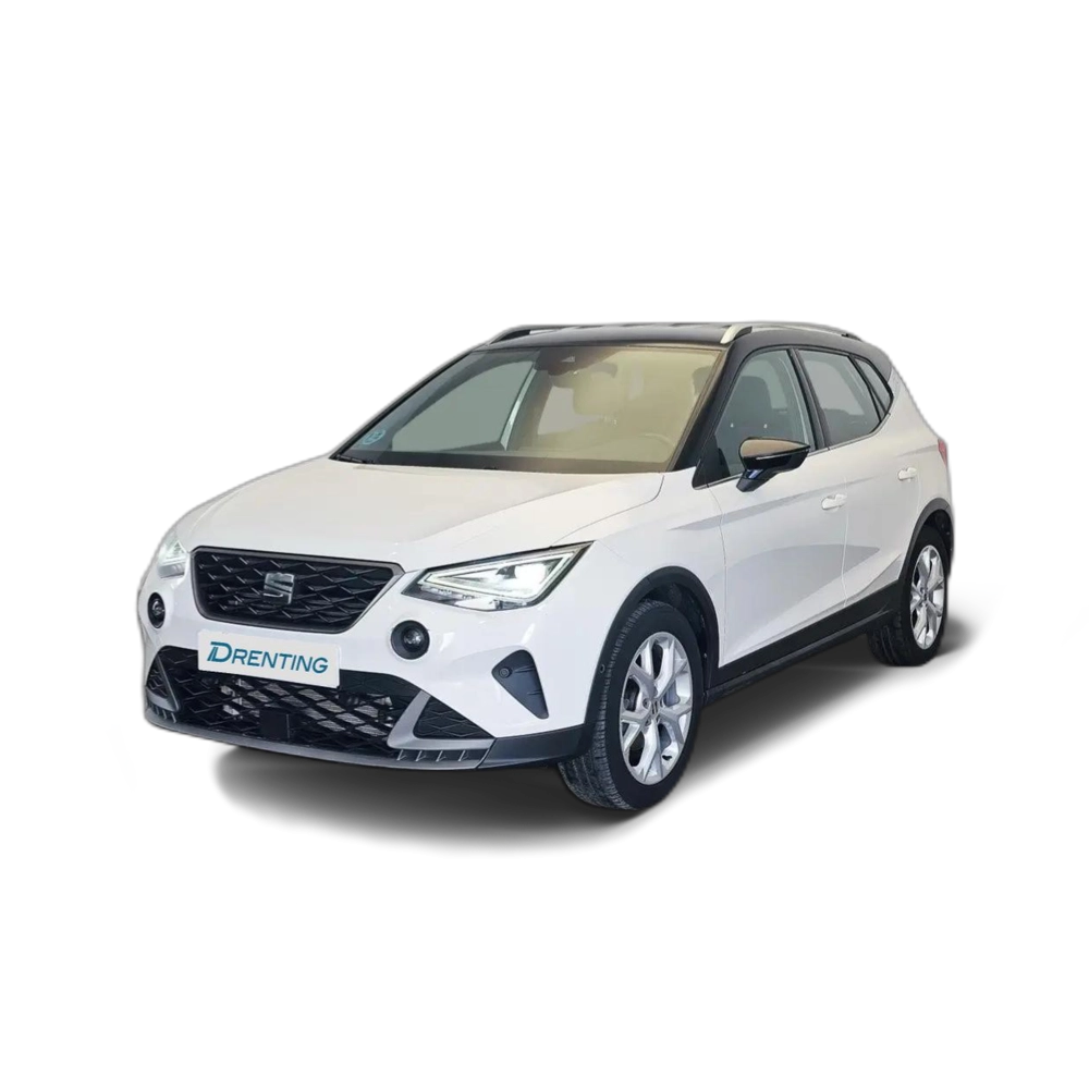 Renting SEAT Arona 1.5 TSI Eco S&amp;S FR DSG7 150 Blanco