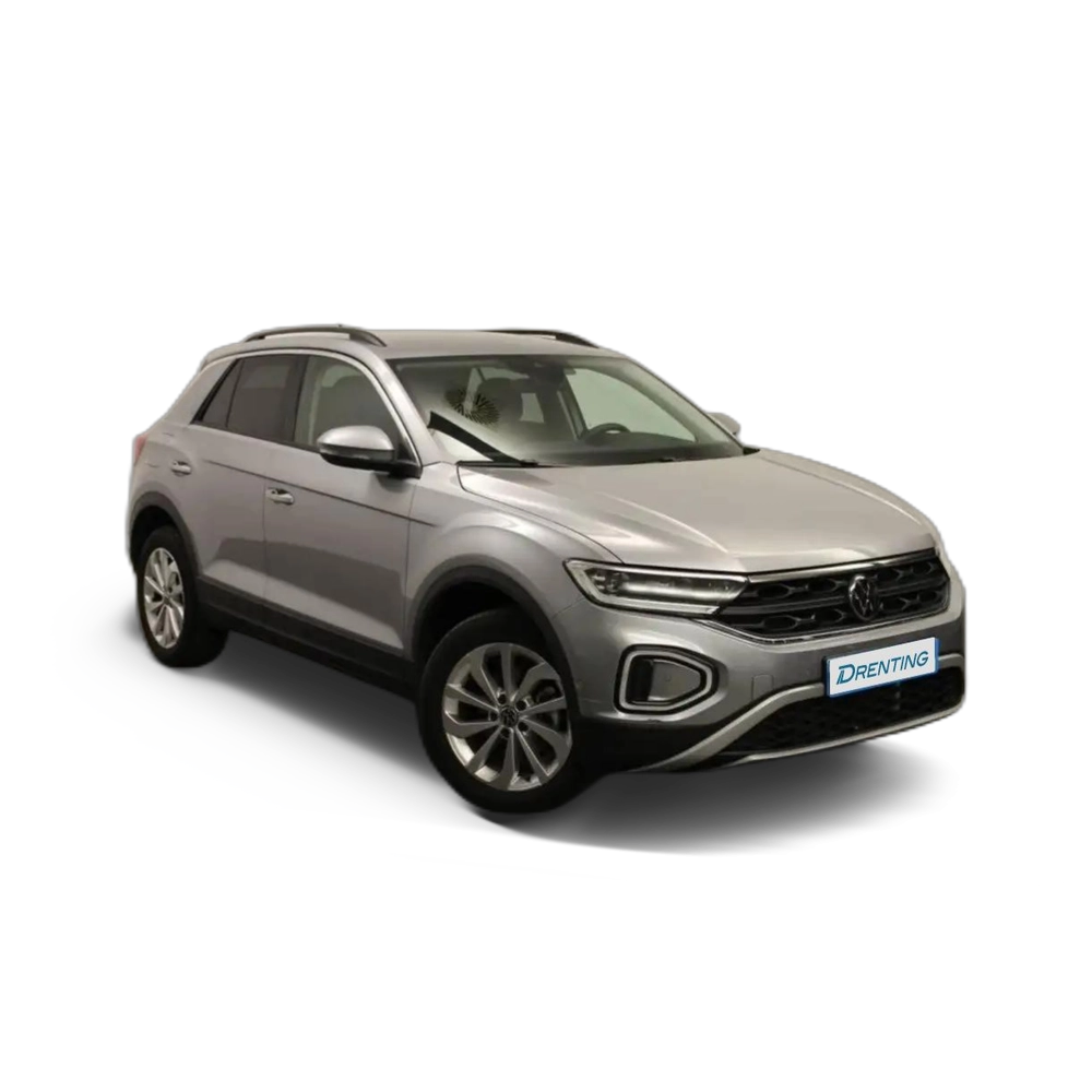 Renting Volkswagen T-Roc 1.5 TSI Life DSG7 Plateado
