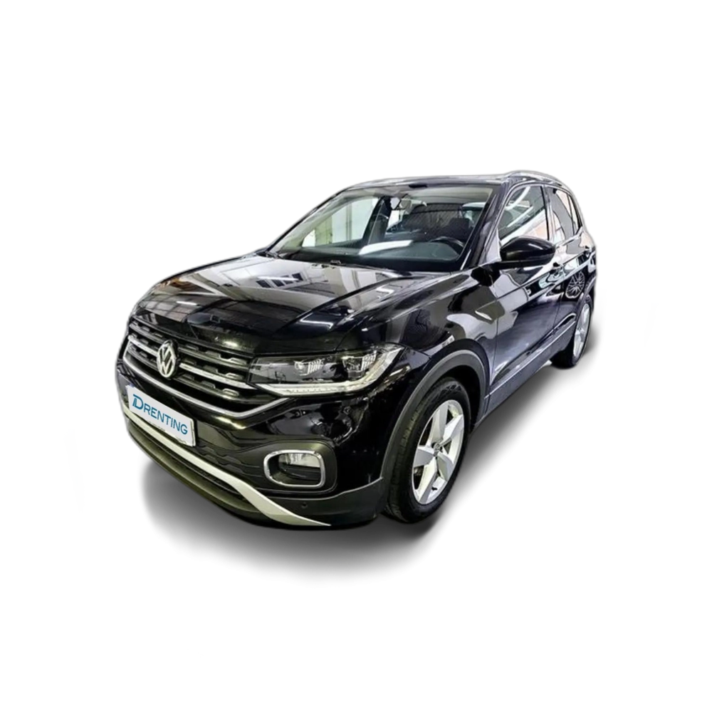 Renting Volkswagen T-Cross 1.5 TSI Sport DSG7 110kW Negro