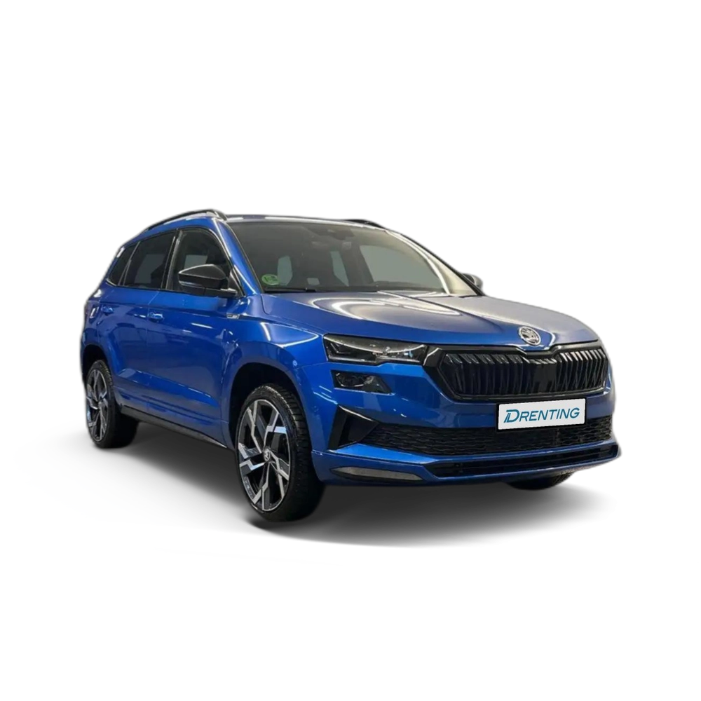 Renting Skoda Karoq 1.5 TSI Sportline ACT DSG Azul