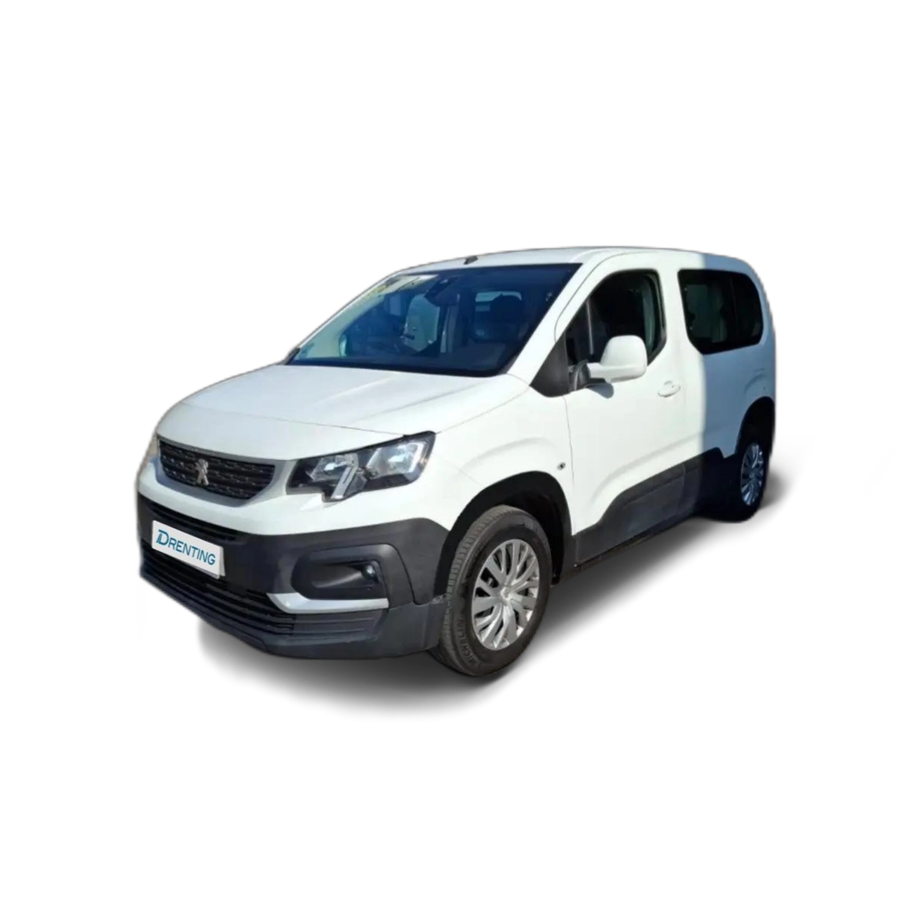 Renting Peugeot Rifter 1.5BlueHDi S&amp;S Long Active Pack 100 Blanco