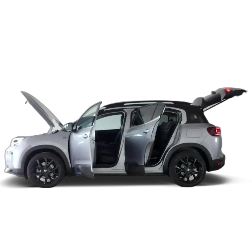 Renting Citroen C5 Aircross 1.6 HYBRID 225 SHINE PACK AUTO 225 5P Gris