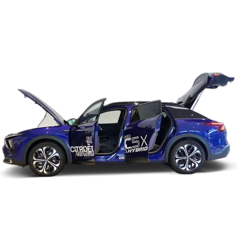 Renting Citroen C5 X 1.6 Plug in Hybrid 225CV EAT8 Shine AUTO 165KW Azul