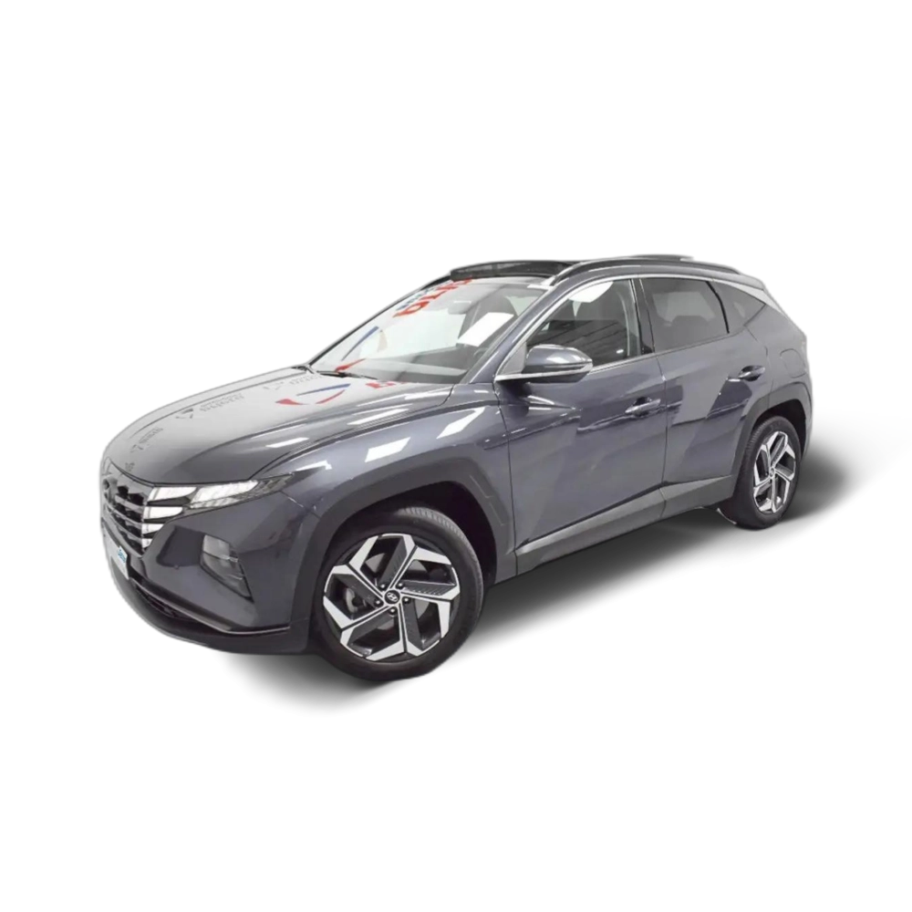 Renting Hyundai TUCSON 1.6 TGDI HEV Tecno Sky AT Gris