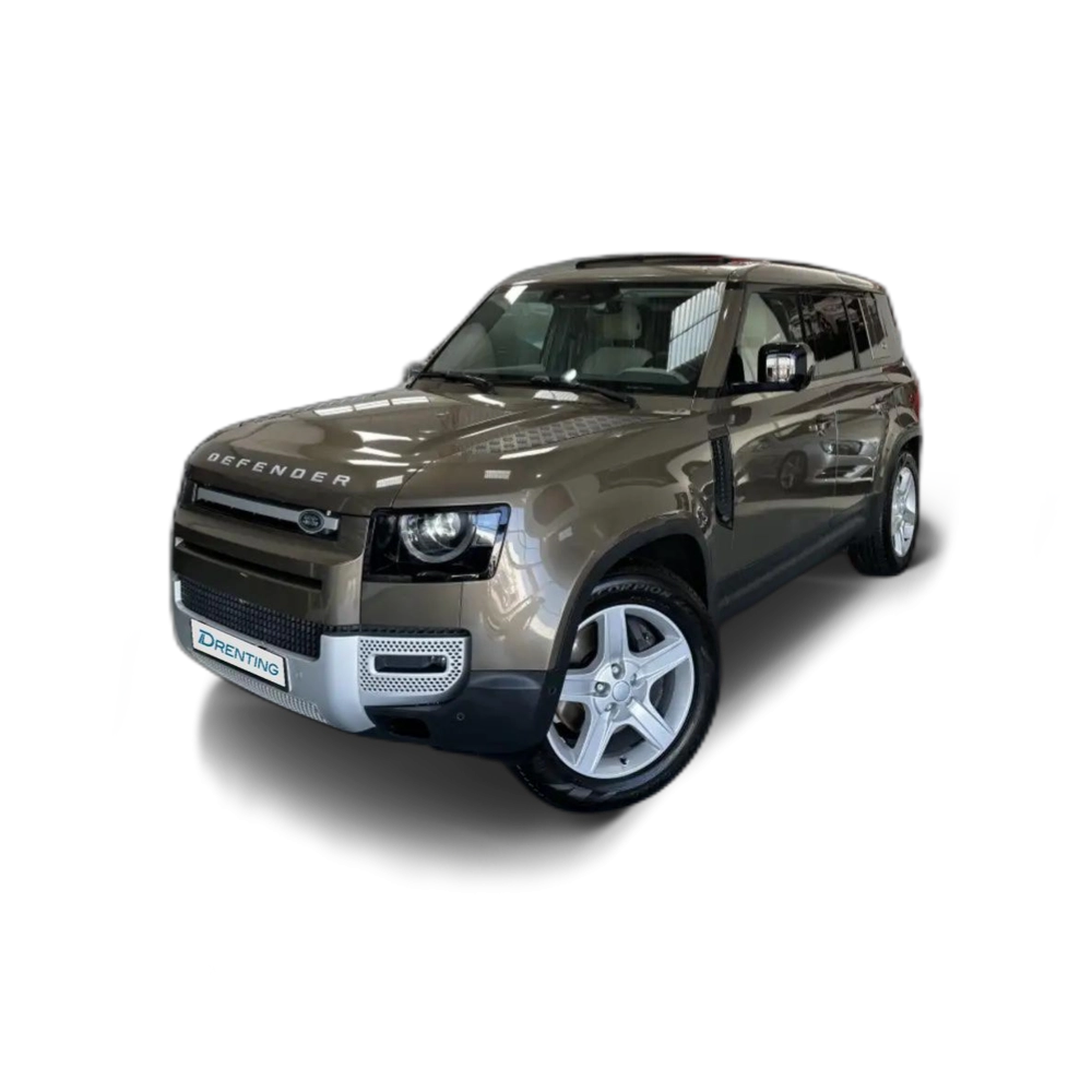 Renting Land Rover Defender 110 2.0 Si4 PHEV SE AWD Aut. 404 Beige