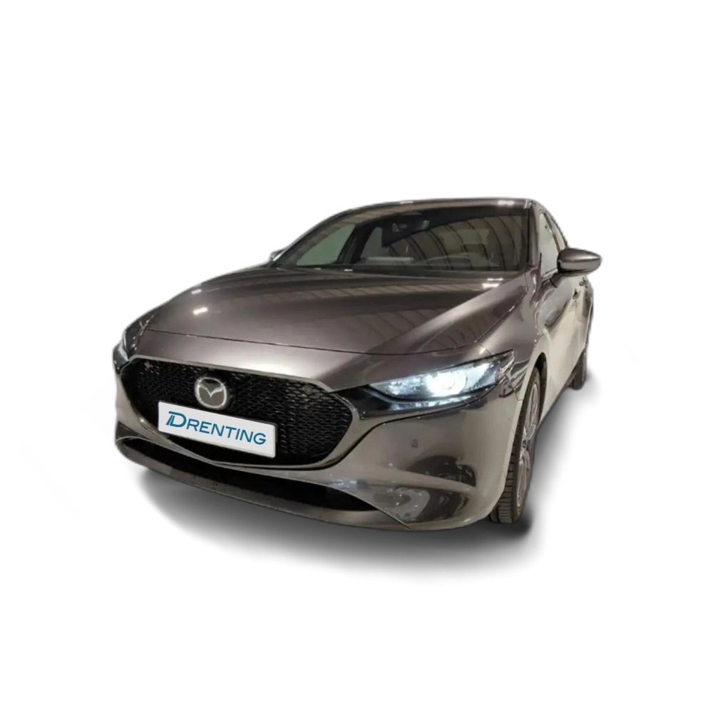 Renting Mazda 3 2.0 e-Skyactiv-G Exclusive-line 90kW Gris