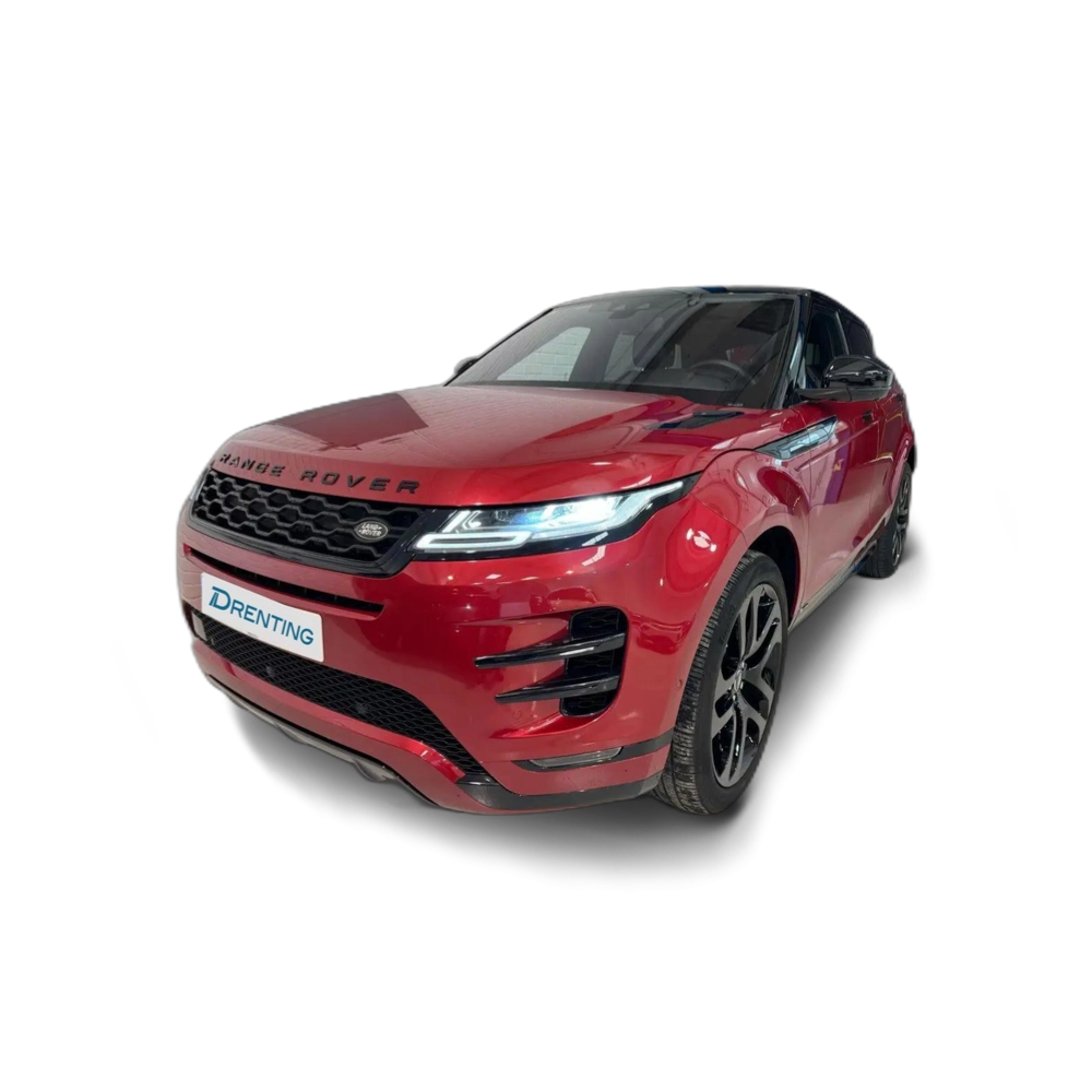 Renting Land Rover Range Rover Evoque 2.0 I4 MHEV R-Dynamic HSE AWD Aut. 300 Rojo