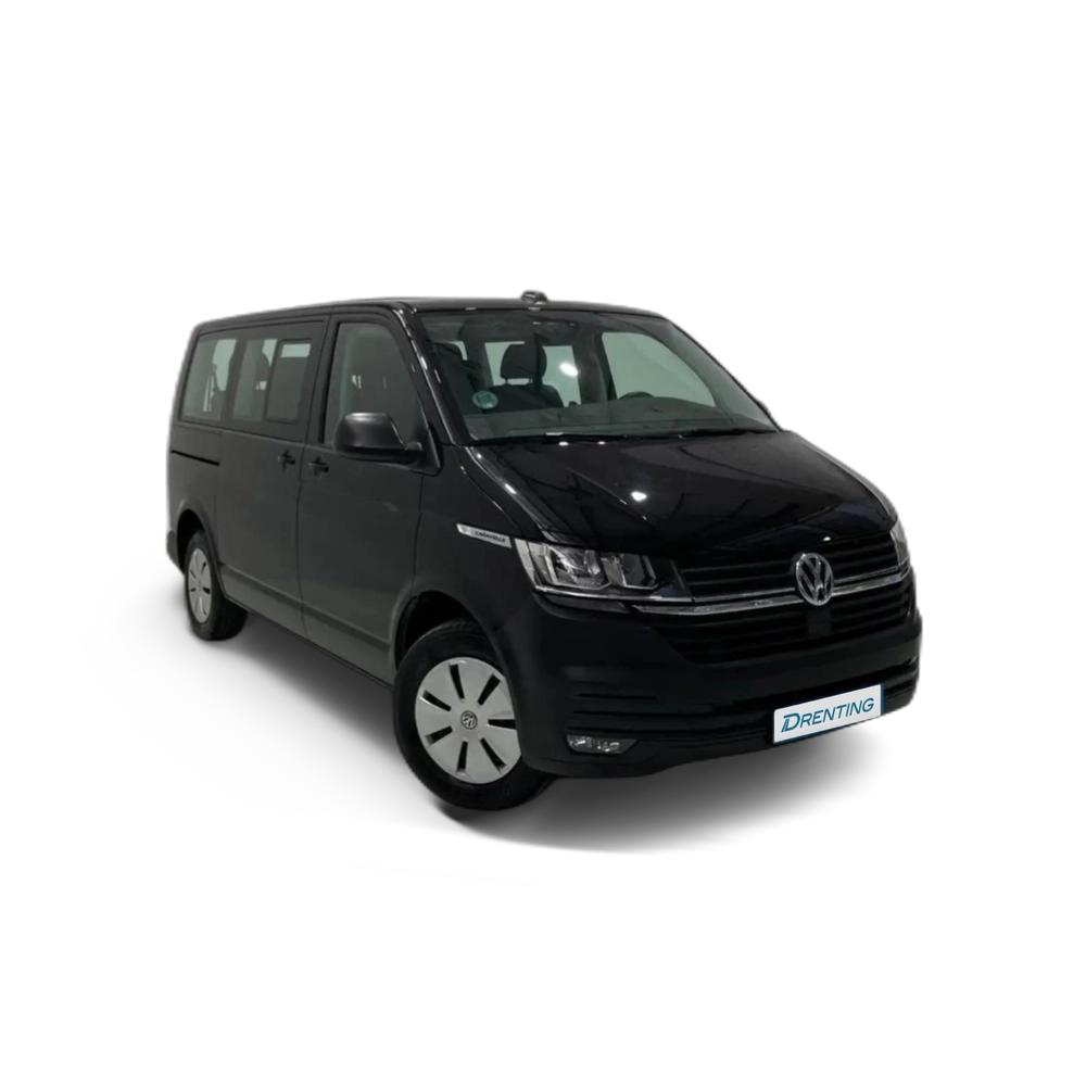 Renting Volkswagen T5 Caravelle 2.0BiTDI Comfortline DSG Negro