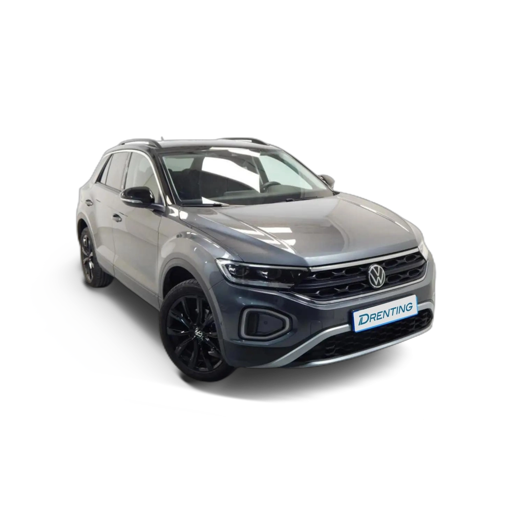 Renting Volkswagen T-Roc 2.0TDI Dark 85kW Gris
