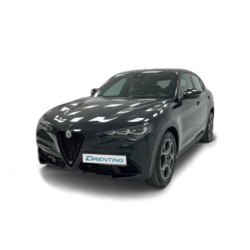 Renting Alfa Romeo Stelvio 2.2 Diesel 118kW (160CV)  RWD Sprint Negro