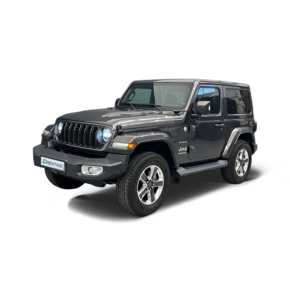 Renting Jeep Wrangler 2.2CRD Sahara 8ATX Gris