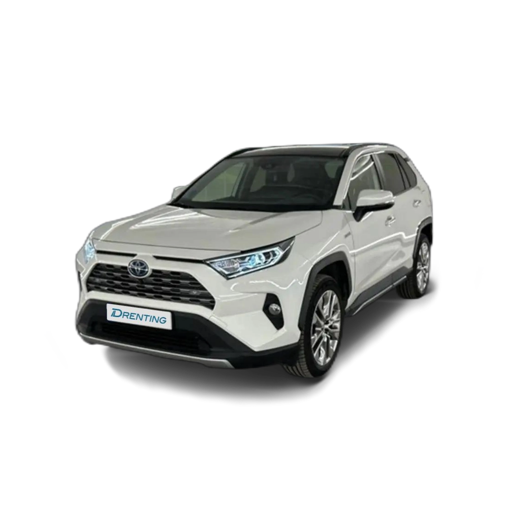 Renting Toyota RAV 4 2.5 hybrid 4WD Luxury Blanco
