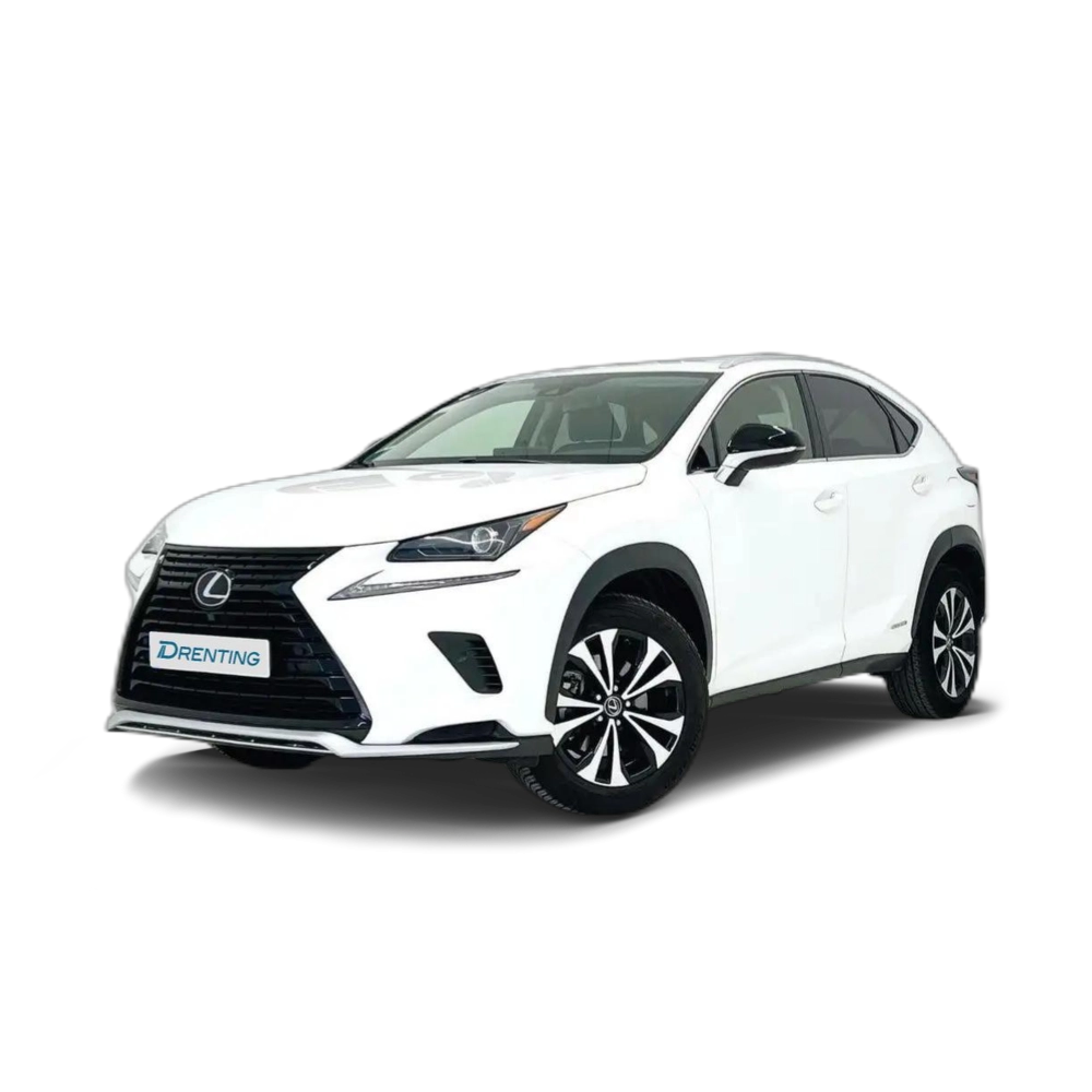 Renting Lexus NX 300h 2.5 PREMIUM 2WD Blanco