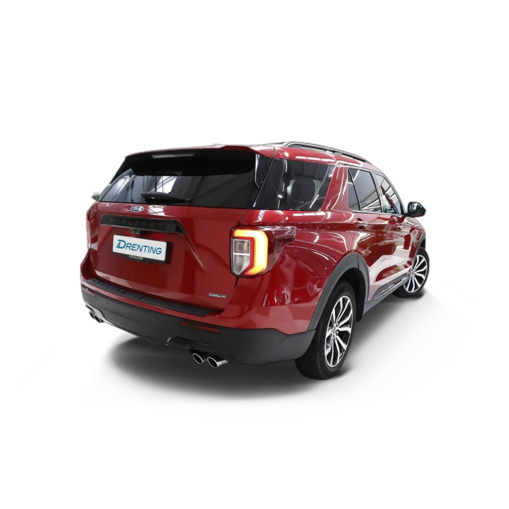 Renting Ford Explorer 3.0 PHEV ST-Line AWD 450 Rojo 1