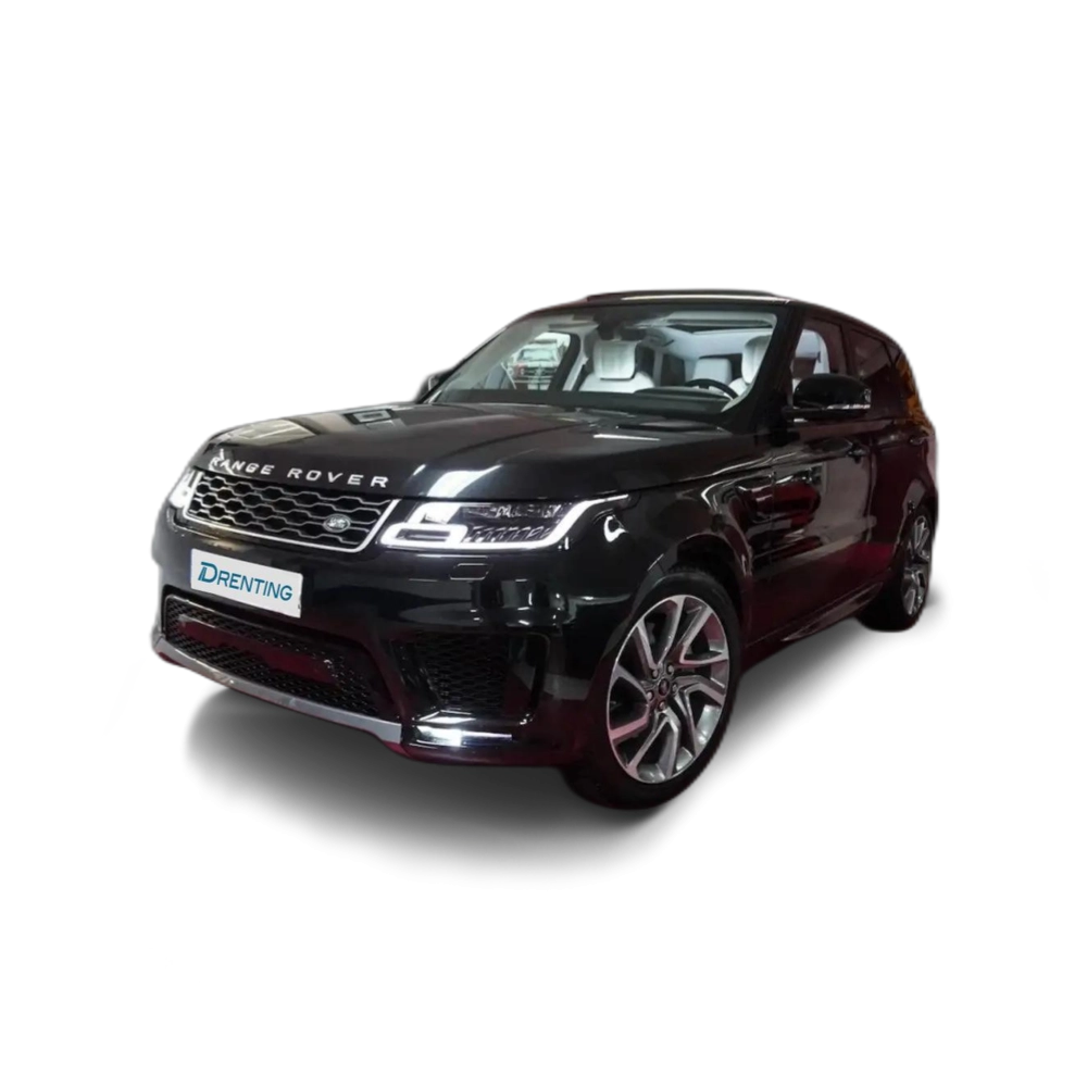 Renting Land Rover Range Rover Sport 3.0D I6 MHEV HSE Aut. 300 Negro