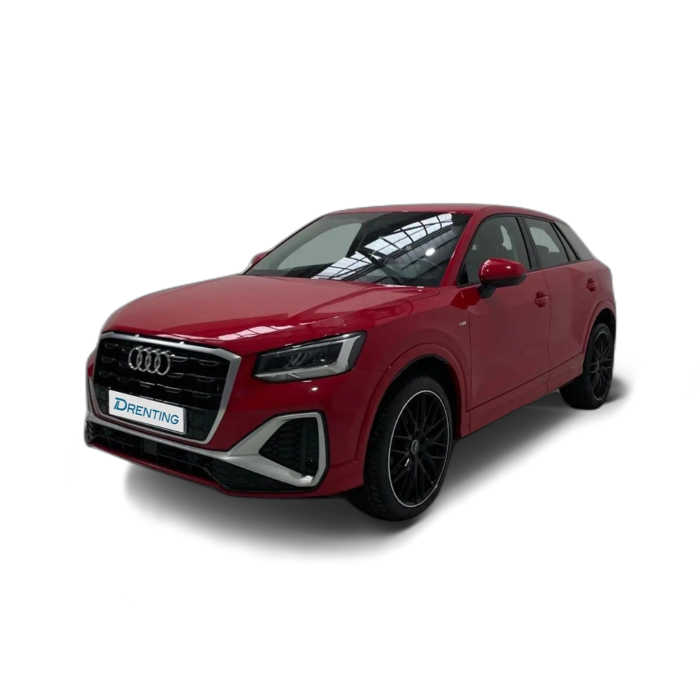 Renting Audi Q2 35 TDI Black line edition S tronic 110kW Rojo 1