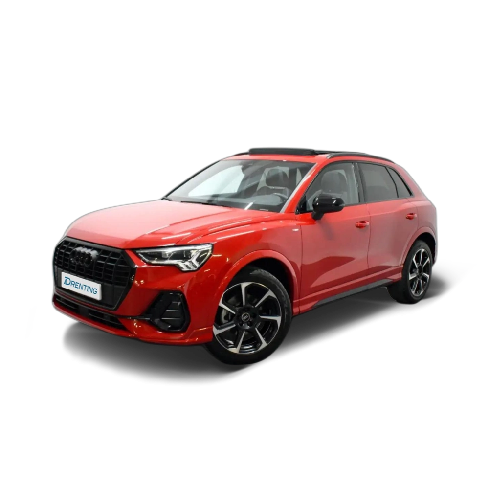 Renting Audi Q3 35 TDI Black line S tronic 110kW Rojo