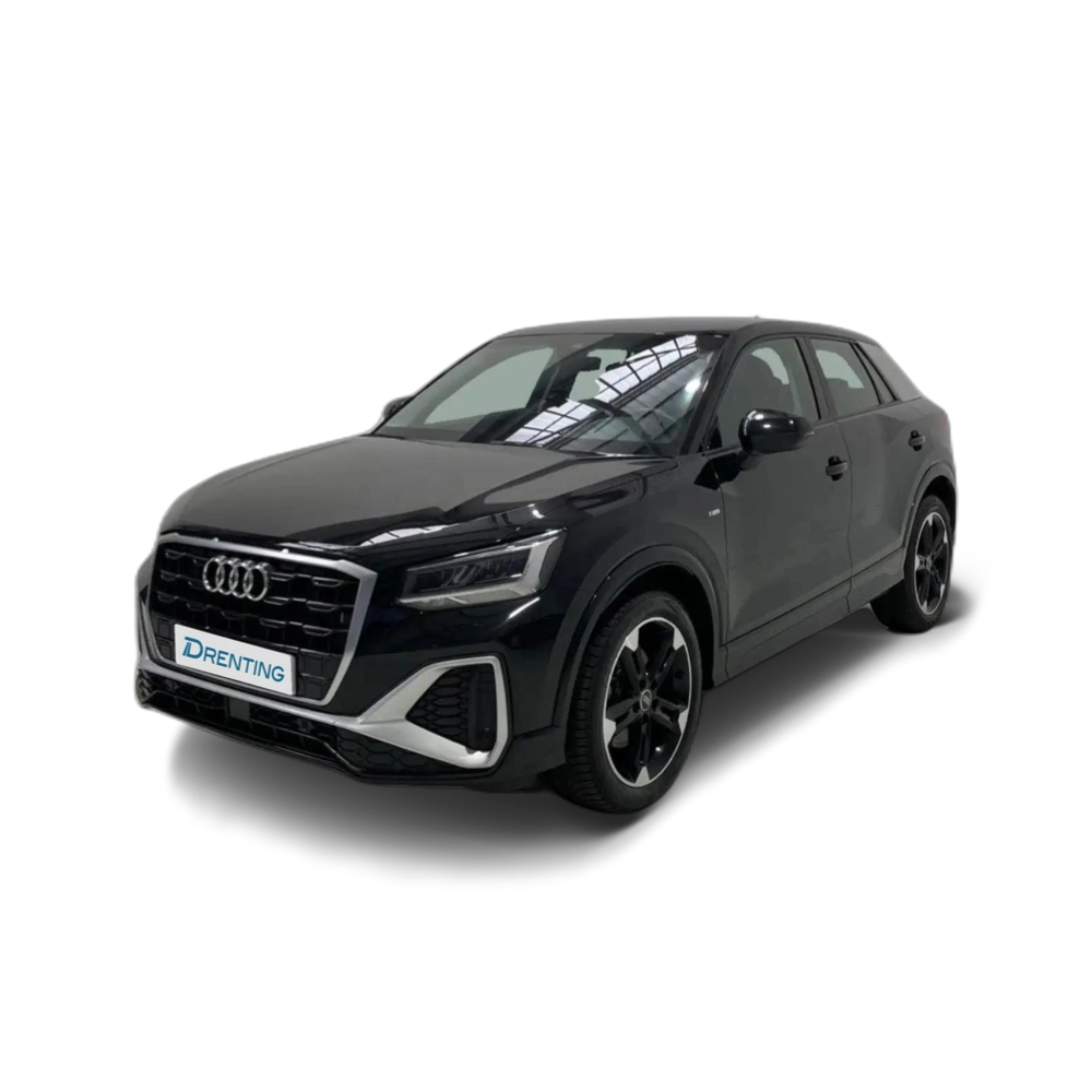 Renting Audi Q2 35 TDI S line S tronic 110kW Negro