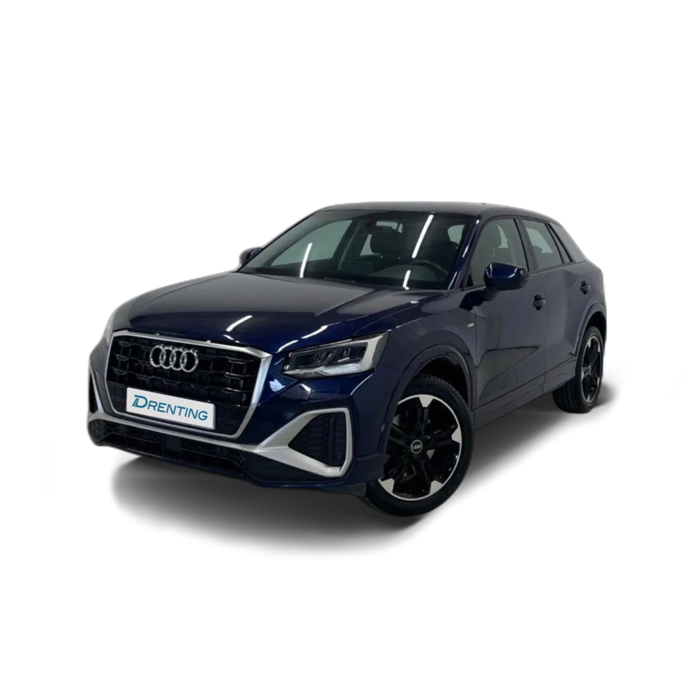 Renting Audi Q2 35 TDI S line S tronic 110kW Azul