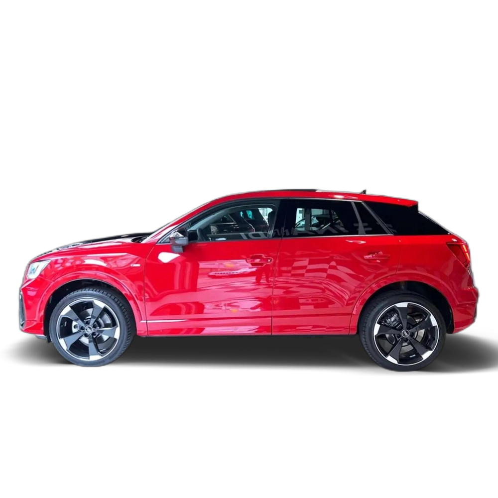 Renting Audi Q2 35 TFSI Black line edition S tronic 110kW Rojo