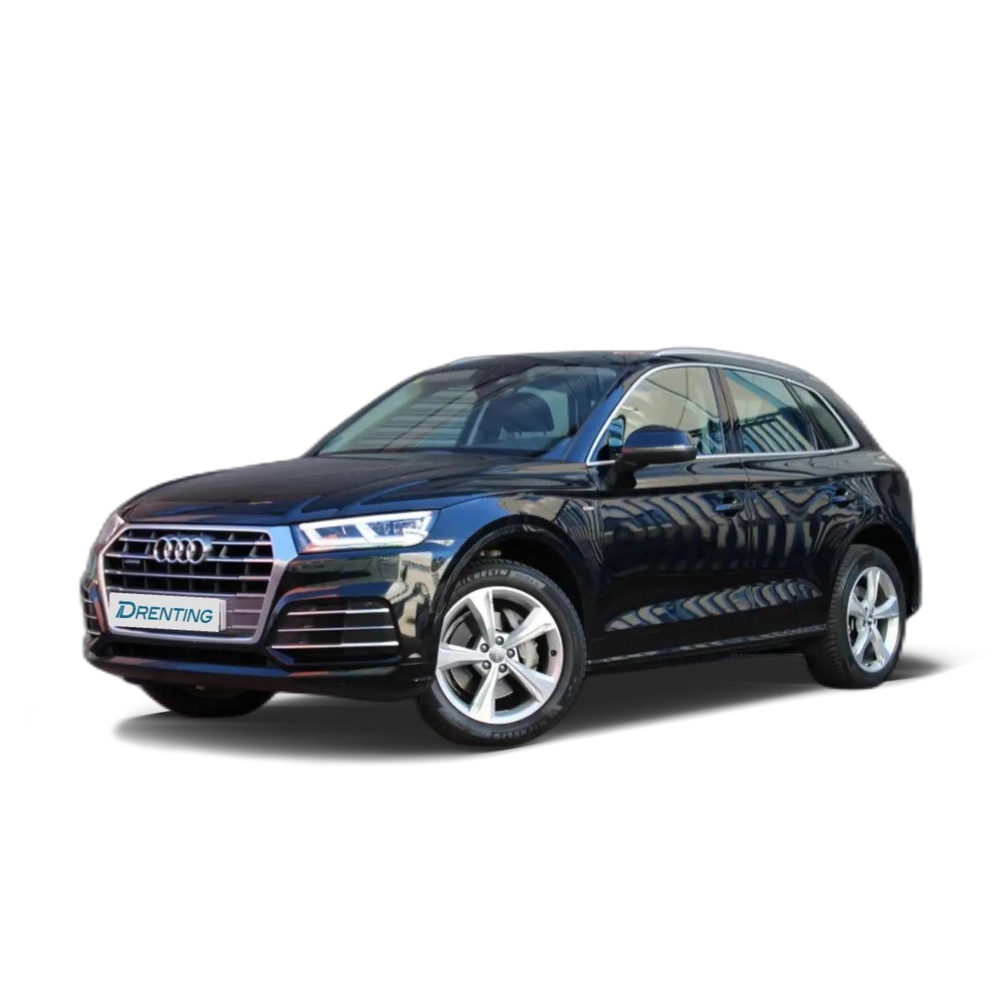 Renting Audi Q5 40 TDI S line quattro-ultra S tronic 140kW Negro