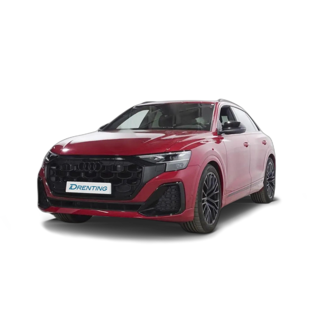 Renting Audi Q8 45 TDI Black line quattro tiptronic Rojo