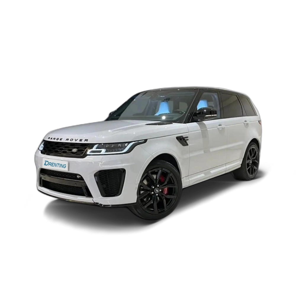 Renting Land Rover Range Rover Sport 5.0 V8 SC SVR Aut. Blanco
