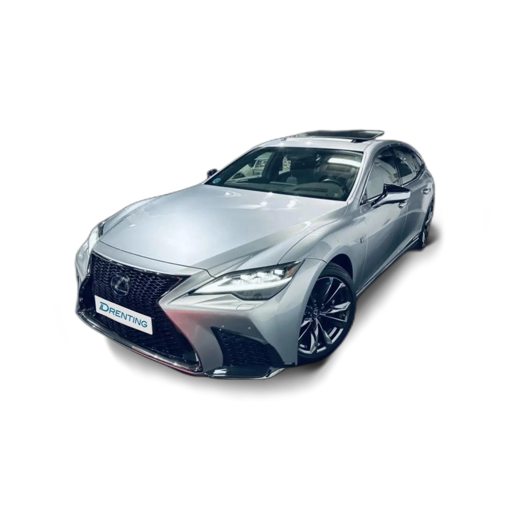 Renting Lexus LS 500 500h F Sport AWD Gris