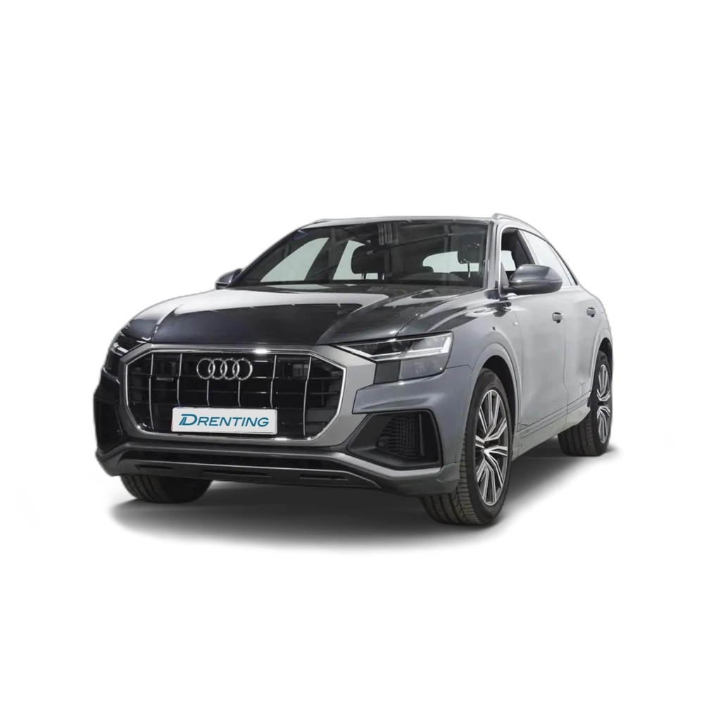 Renting Audi Q8 55 TFSIe S line quattro Gris 1