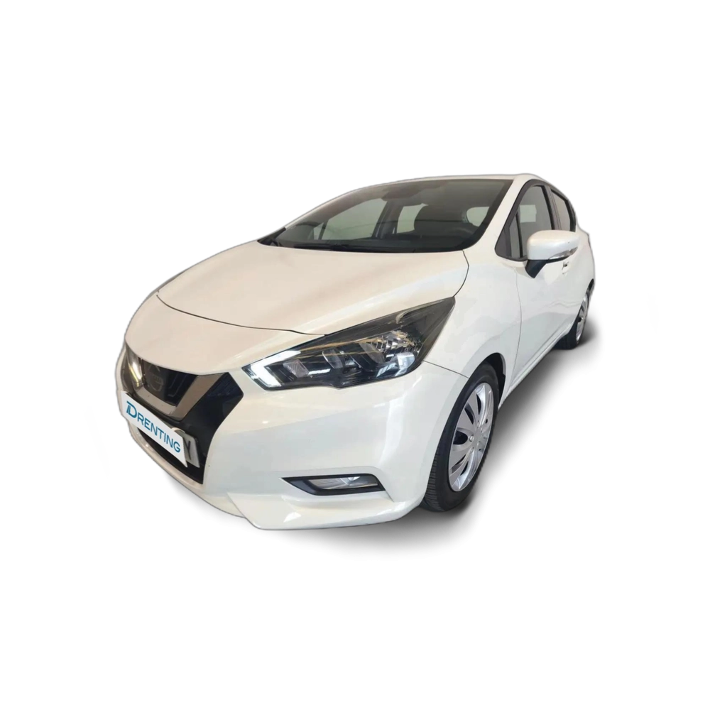 Renting Nissan Micra Acenta IGT 92cv E6DF Blanco