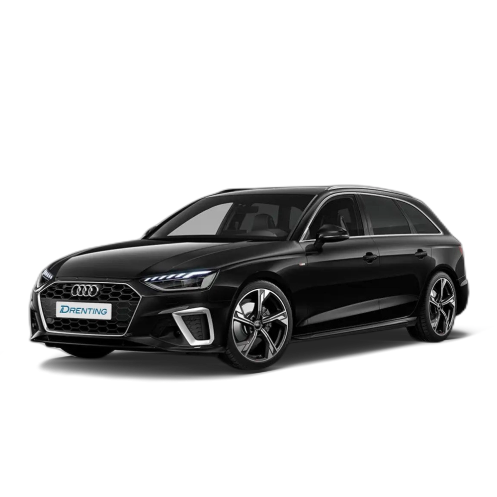 Renting Audi A4 Avant 35 TDI Black line S tronic 120kW Negro