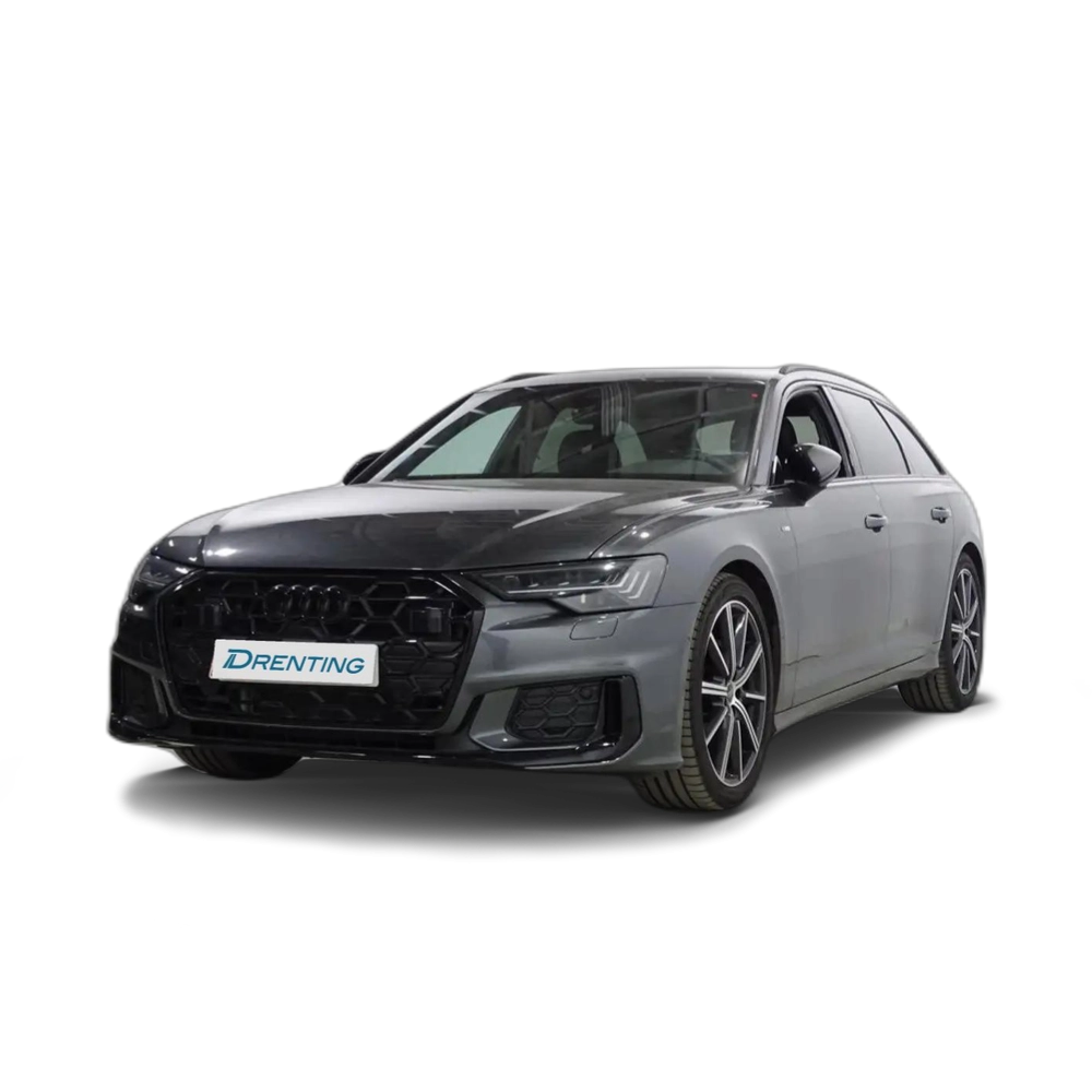 Renting Audi A6 Avant 40 TDI Black line S tronic Gris