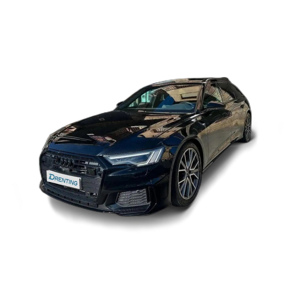 Renting Audi A6 AVANT 55 TFSI e QUATTRO BLACKLINE Negro
