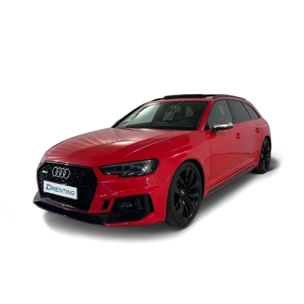 Renting Audi RS4 Avant TFSI quattro tiptronic Rojo