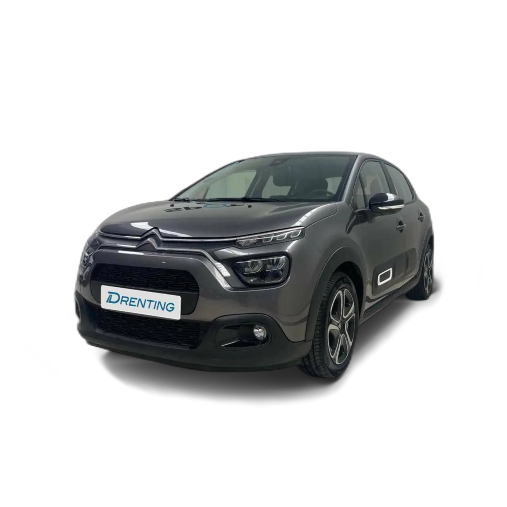 Renting Citroen C3 BlueHDi 75KW (100CV) Plus Gris