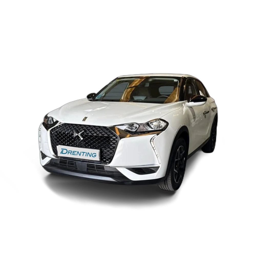 Renting DS Automobiles DS 3 Crossback BlueHDi So Chic 100 Blanco