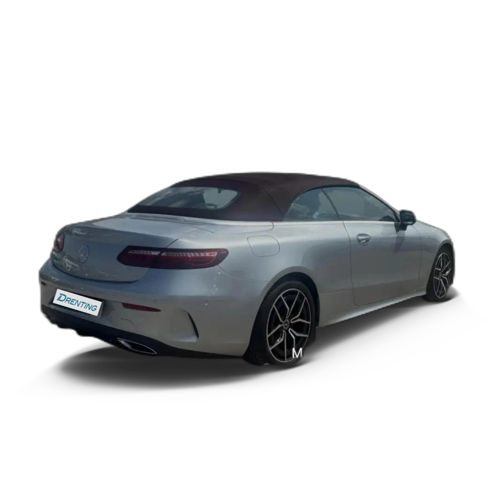 Renting Mercedes-Benz E 220 Cabrio 220d 4Matic Plateado