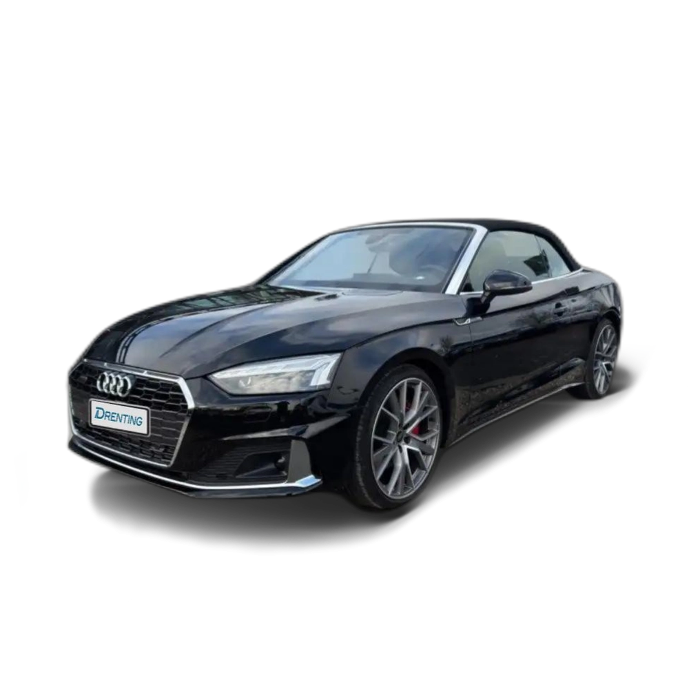 Renting Audi A5 Cabrio 45 TFSI Advanced quattro S tronic Negro
