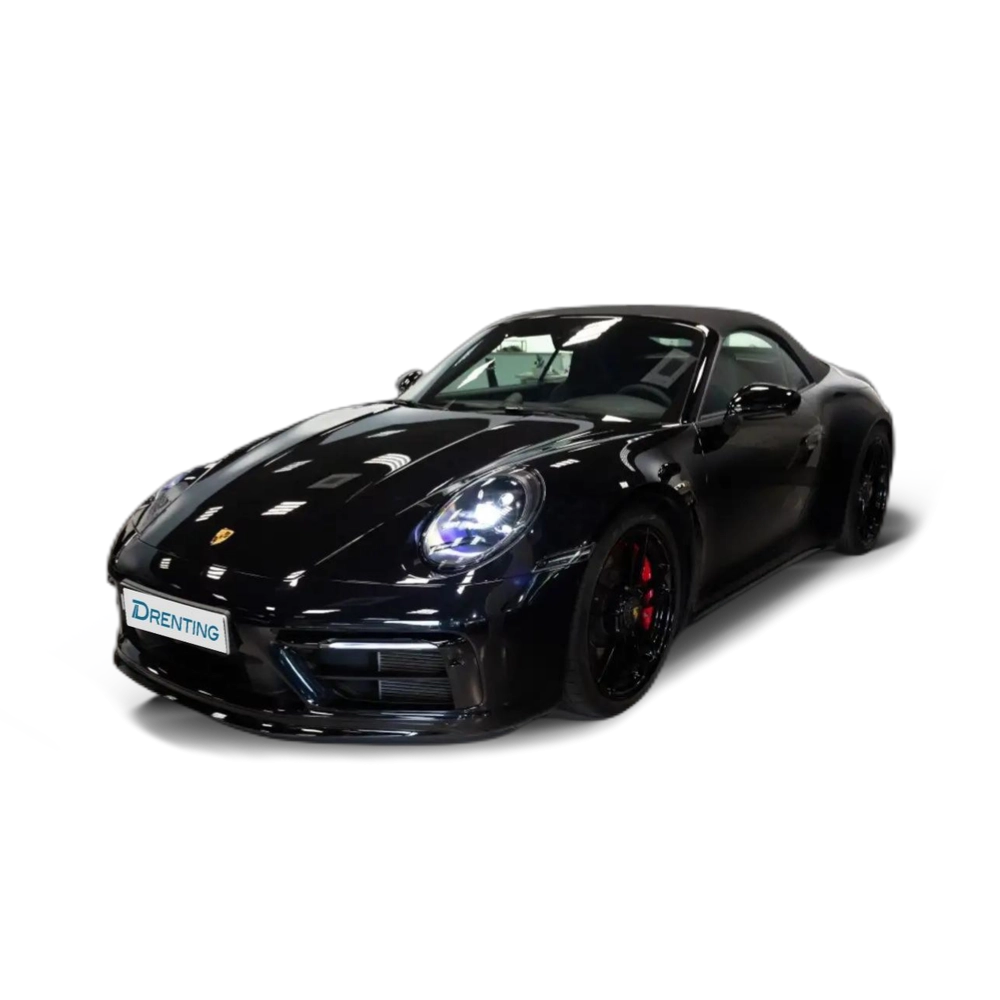 Renting Porsche 992 Carrera 4 GTS Cabriolet PDK Negro