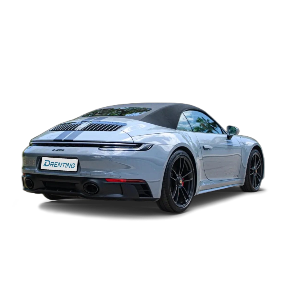 Renting Porsche 992 Carrera 4 GTS Cabriolet PDK Gris
