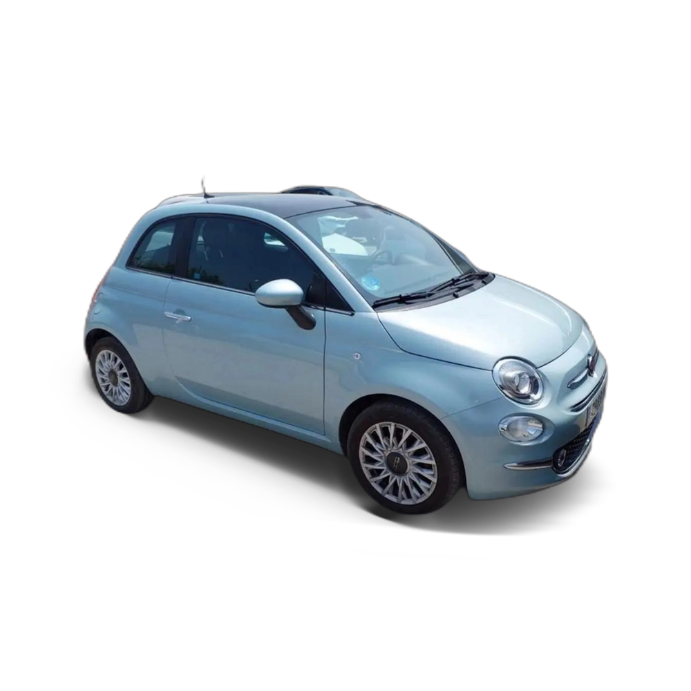 Renting Fiat 500 Dolcevita 1.0 Hybrid 51KW (70 CV) Azul