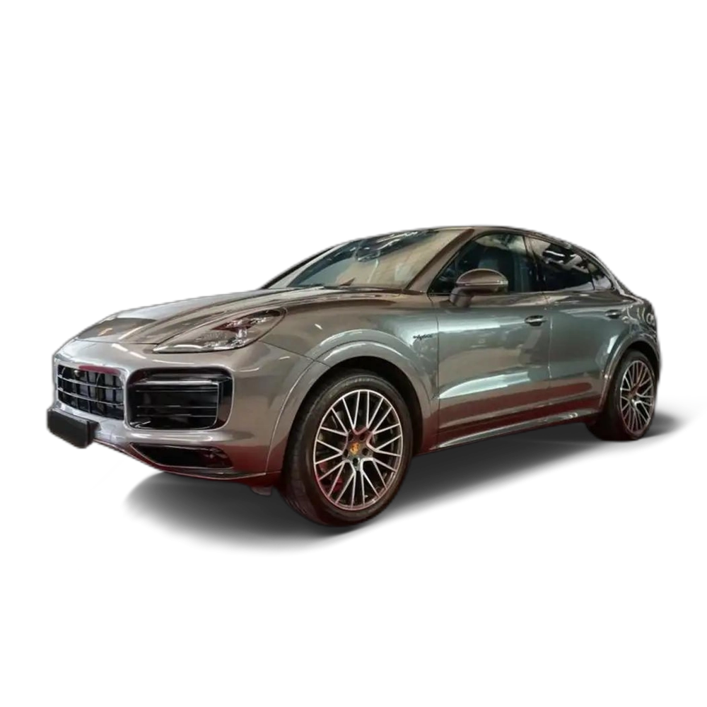 Renting Porsche Cayenne E-Hybrid Coupé Aut. Gris 3