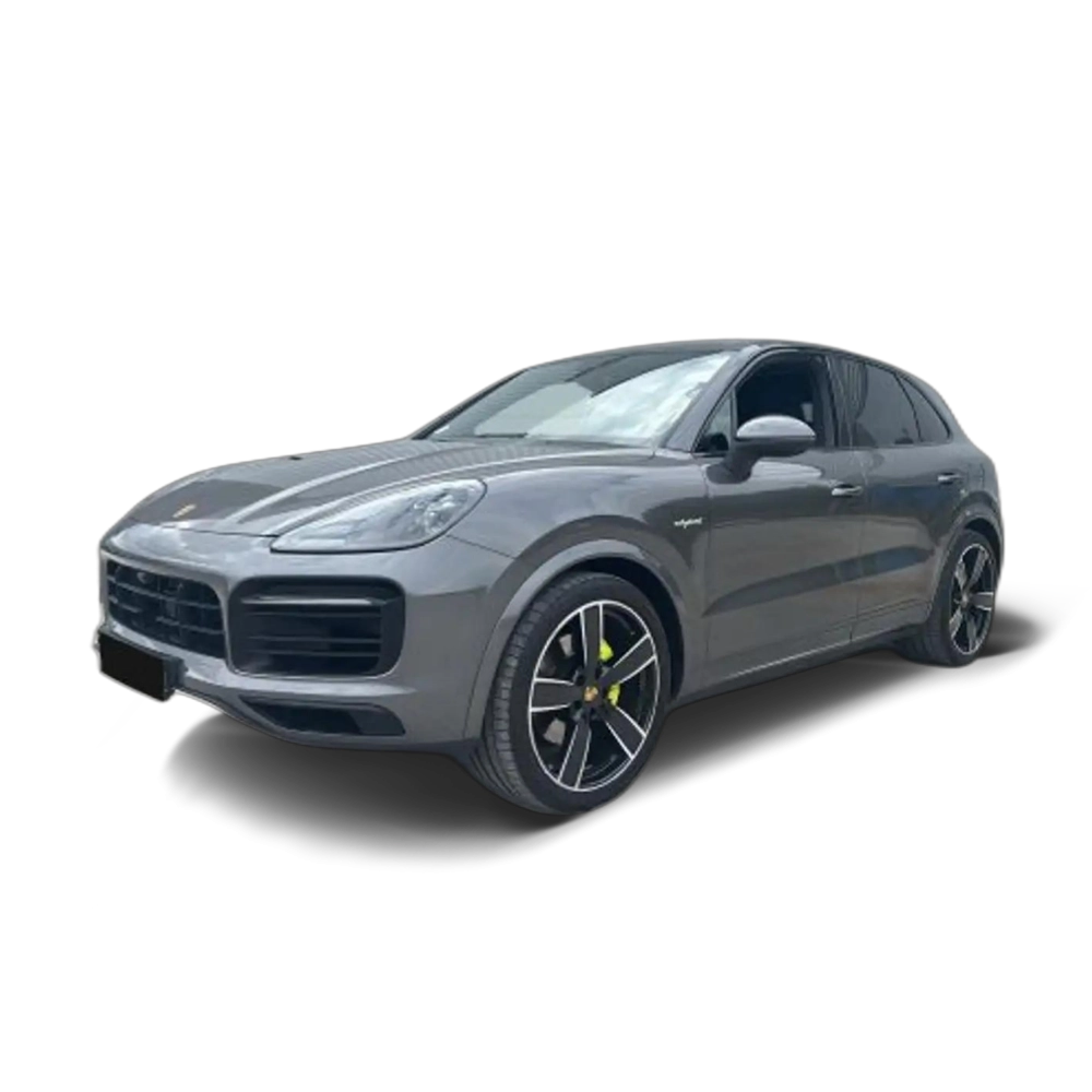 Renting Porsche Cayenne E-Hybrid Platinum Edition Aut. Gris