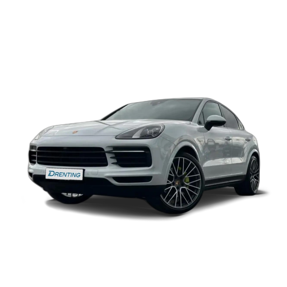 Renting Porsche Cayenne E-Hybrid Platinum Edition Coupé Aut. Blanco 2