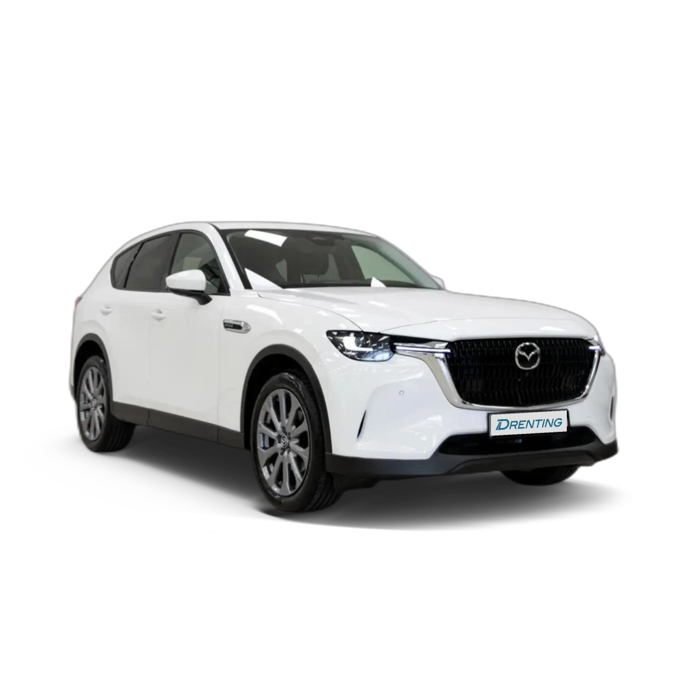 Renting Mazda CX-60 e-Skyactiv PHEV AWD Exclusive-Line Blanco