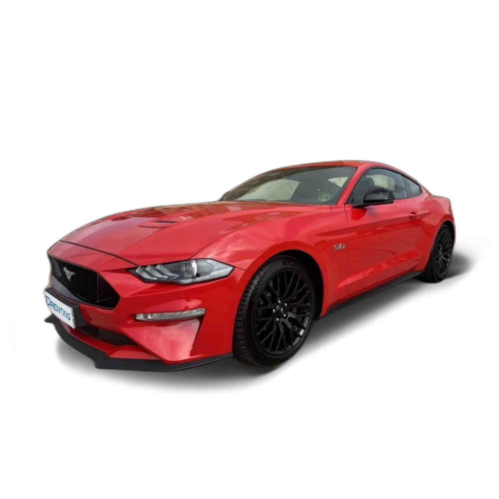 Renting Ford Mustang Fastback 5.0 Ti-VCT GT Aut. Rojo