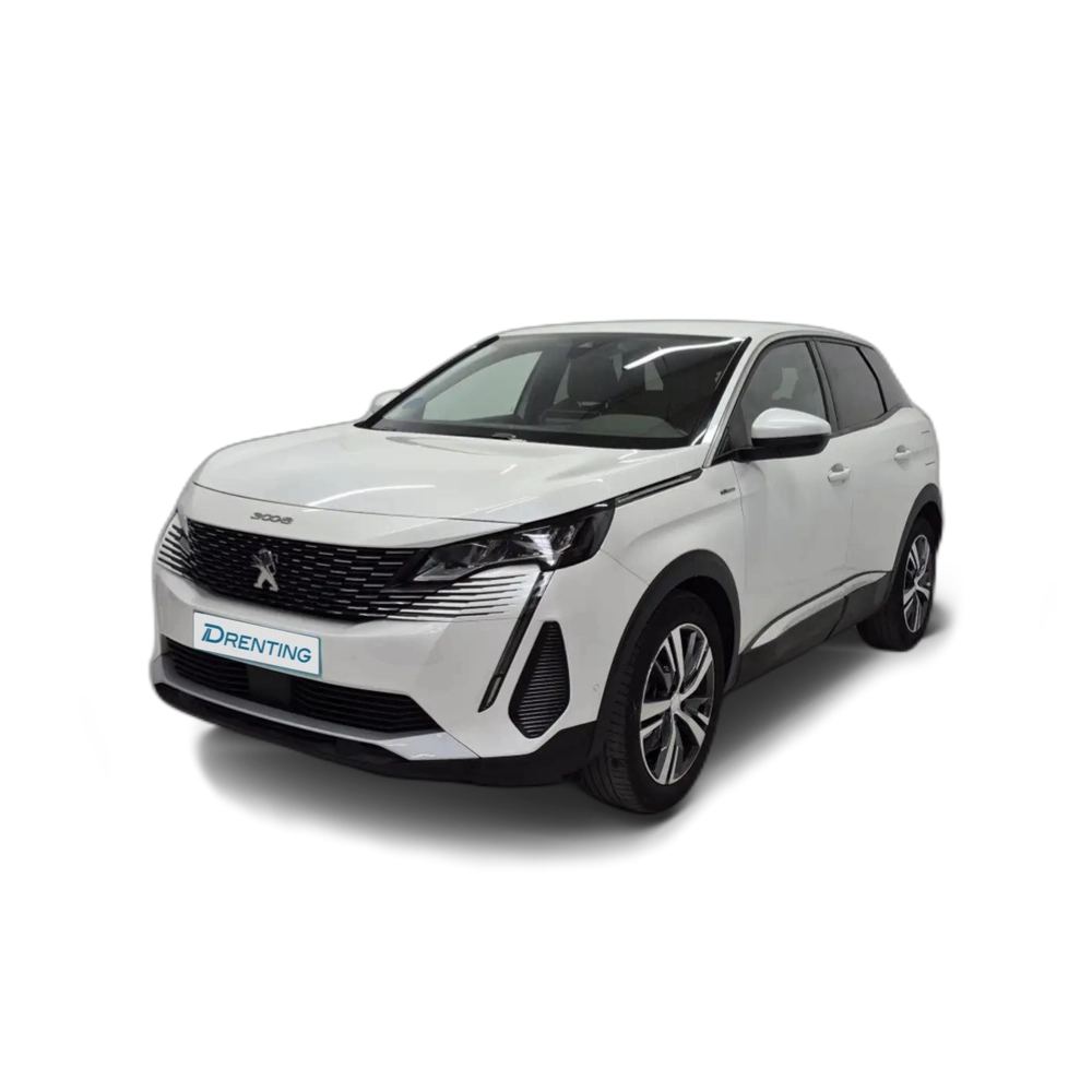 Renting Peugeot 3008 HYB PHEV 225 Allure e-EAT8 Blanco 1