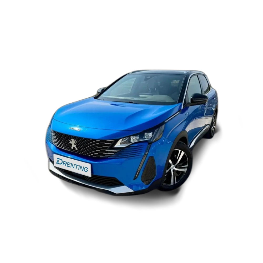 Renting Peugeot 3008 HYB PHEV 225 GT e-EAT8 Azul